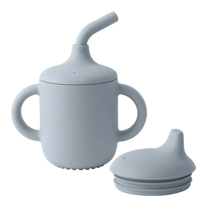 Dear Xime 2-in-1 Silicone Straw Cup & Snack Container — BPA-Free | 12M+