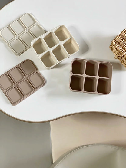 Hot sale 12 grid  Cube Trays For Freezer Ice Ball Maker Mold Mini square Ice Cube Mold with Lid Making