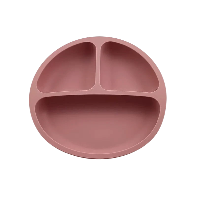 Dear Xime Silicone Suction Plate — Divided, BPA-Free Mealtime Essential | 6M+