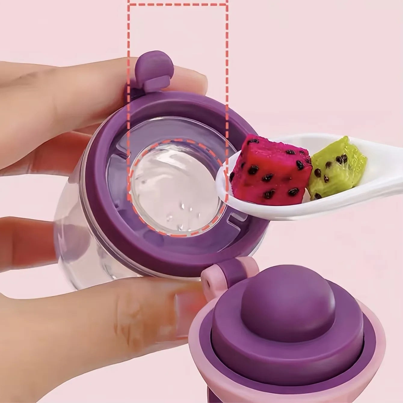 Dear Xime 7-Piece Silicone Baby Feeding Starter Set — Bottles, Fruit Feeders & Spoons | 0M+