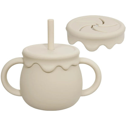Dear Xime Portable Sippy & Snack Cup — Dual-Function Drinkware for Toddlers | 6M+