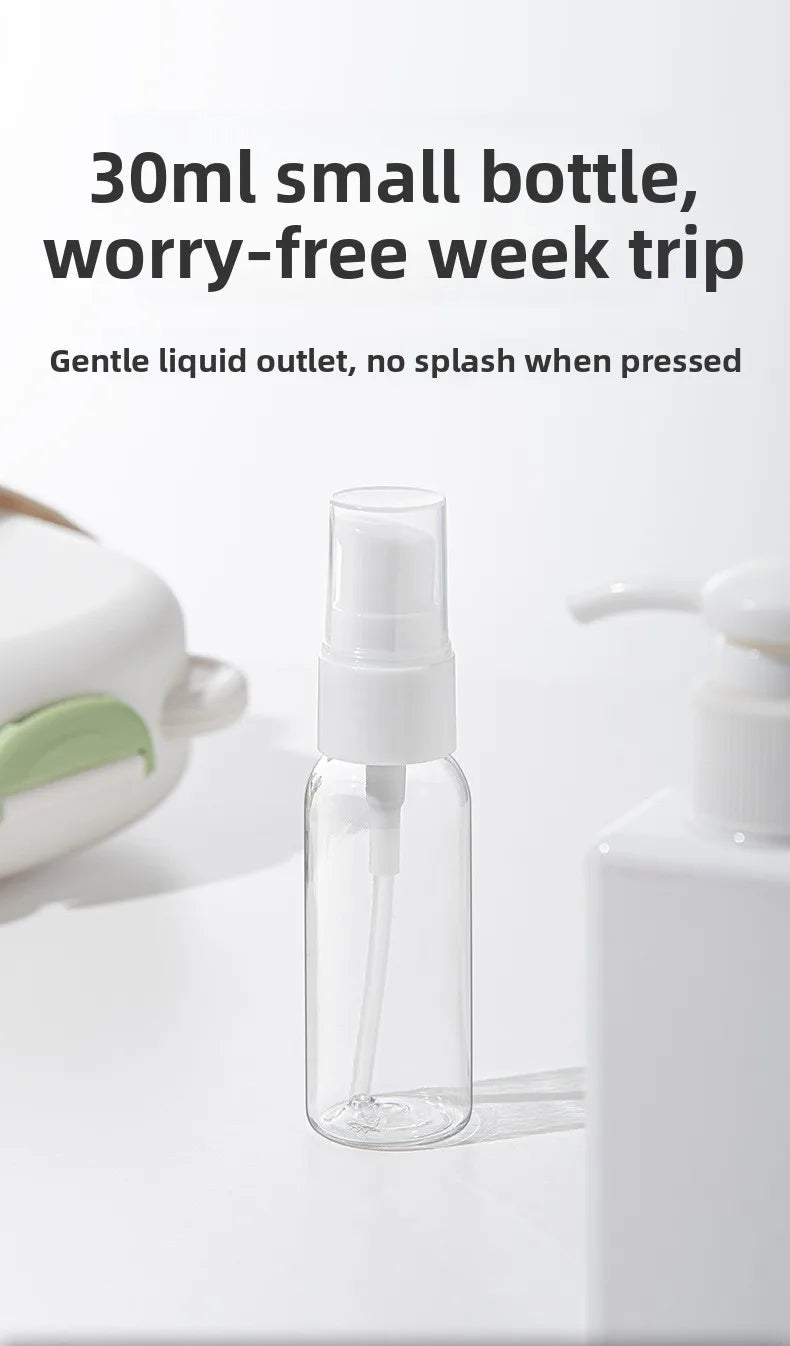 New Travel Baby Bottle Brush Set - Newborn Safe Silicone Cleaning Brushes with Storage Box for Bottles, Nipples & Accessories