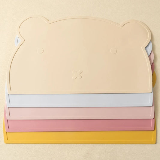 Dear Xime Silicone Bear Placemat — Waterproof, Non-Slip & BPA-Free | 6M+