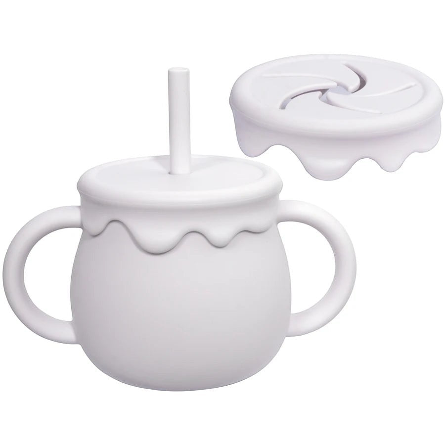 Dear Xime Portable Sippy & Snack Cup — Dual-Function Drinkware for Toddlers | 6M+