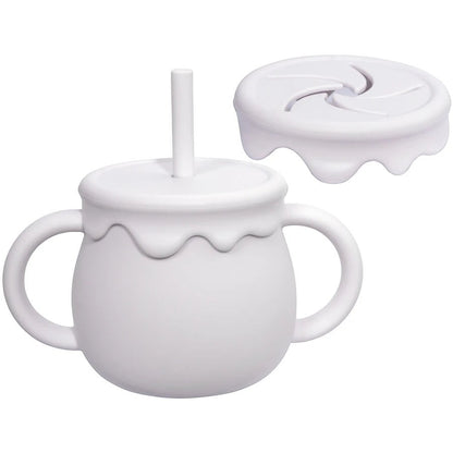 Dear Xime Portable Sippy & Snack Cup — Dual-Function Drinkware for Toddlers | 6M+