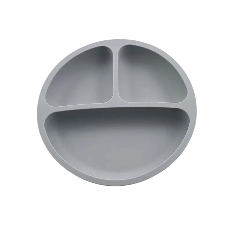 Dear Xime Silicone Suction Plate — Divided, BPA-Free Mealtime Essential | 6M+