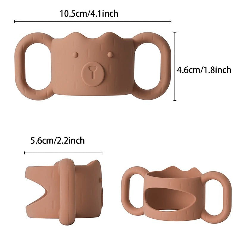 Dear Xime Silicone Bottle Grip Handles — Universal Fit, Removable | 6M+