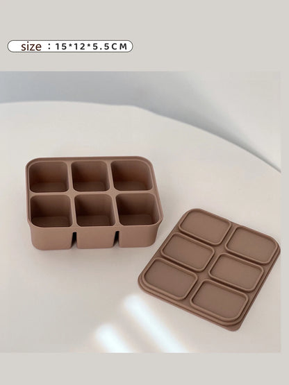 Hot sale 12 grid  Cube Trays For Freezer Ice Ball Maker Mold Mini square Ice Cube Mold with Lid Making