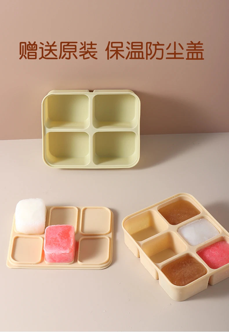 Hot sale 12 grid  Cube Trays For Freezer Ice Ball Maker Mold Mini square Ice Cube Mold with Lid Making