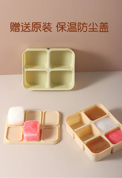 Hot sale 12 grid  Cube Trays For Freezer Ice Ball Maker Mold Mini square Ice Cube Mold with Lid Making