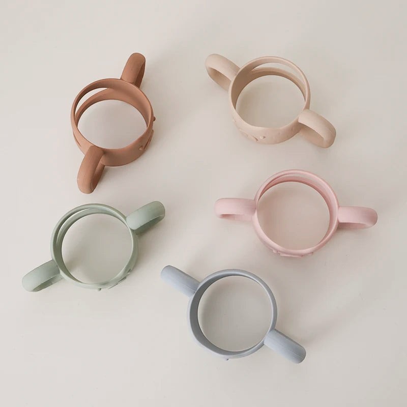 Dear Xime Silicone Bottle Grip Handles — Universal Fit, Removable | 6M+