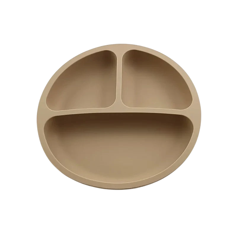 Dear Xime Silicone Suction Plate — Divided, BPA-Free Mealtime Essential | 6M+